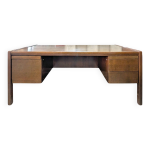 Bureau de direction scandinave en noyer massif Bureau de direction scandinave en noyer massif