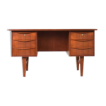 Bureau de direction en teck danois du milieu du sicle, annes 1960.