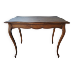 Bureau dit bureau de dame / table d'appoint style louis xv bois massif