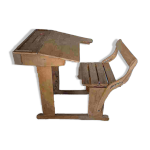Bureau d'colier en bois