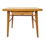 Bureau d colier vintage en bois clair modle baumann, annes 50 - 60