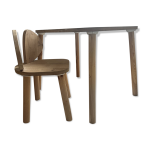 Bureau enfant et sige papillon