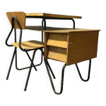 Bureau enfant vintage et sa chaise