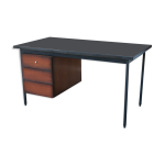 Bureau de florence knoll dit et sign knoll circa 1950 laqu noir