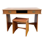 Bureau gautier modle paquebot avec tabouret assorti