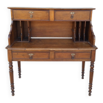 Bureau  gradin louis philippe en noyer
