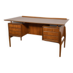 Bureau indépendant en teck du milieu du siècle, années 1960 Bureau indépendant en teck du milieu du siècle, années 1960