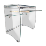 Bureau italian design verre