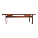 Bureau jacaranda itamaraty moderne du milieu du sicle par sergio rodrigues pour oca, brsil, annes ...