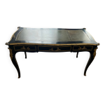 Bureau louis xv en bois noirci