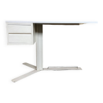 Bureau en mlanin blanc dit par roche&bobois vers 1970