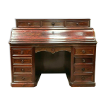 Bureau napolon iii en palissandre a caissons et gradins xix sicle