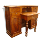 Bureau en noyer poque louis philippe