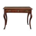 Bureau en noyer d'poque louis xv  pied biche