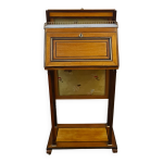 Bureau de pente en placage de citronnier et amarante, poque louis xvi