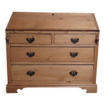 Bureau de pente, scriban en pin xixme