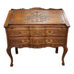 Bureau de pente style louis xv en chne