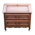 Bureau de pente style louis xv en chne