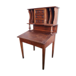 Bureau  pente avec trieur, tiroirs et casiers de rangement
