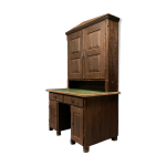 Bureau en pin peint antique ou sécréaire avec unité murale d allemagne à la fin des années 1800. Bureau en pin peint antique ou sécréaire avec unité murale d allemagne à la fin des années 1800.