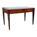 Bureau plat en acajou massif �poque xixeme si�cle