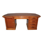 Bureau plat art nouveau en acajou signé emile gallé Bureau plat art nouveau en acajou signé emile gallé
