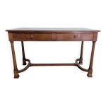 Bureau plat merisier massif camille et vence Bureau plat merisier massif camille et vence