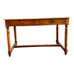 Bureau plat de style louis xvi en chne massif xix sicle