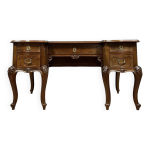 Bureau provenal galb de style louis xv en noyer sculpt vers 1880