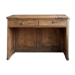 Bureau pupitre comptoir en chne (rnov)