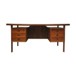 Bureau scandinave en palissandre par dr viby j danemark, 1960 Bureau scandinave en palissandre par dr viby j danemark, 1960