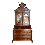 Bureau scriban en acajou d poque 19me