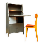 Bureau secrtaire 60s et sa chaise