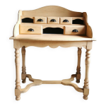 Bureau, secrétaire en bois vintage, restauré Bureau, secrétaire en bois vintage, restauré