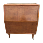 Bureau secrétaire vintage, dit dos d'âne en cerisier, italien de marelli & fratelli. Bureau secrétaire vintage, dit dos d'âne en cerisier, italien de marelli & fratelli.