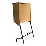 Bureau secrtaire vintage pitement mtal