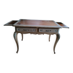 Bureau de style louis xv � 2 tiroirs et 2 tirettes
