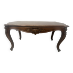 Bureau de style louis xv en noyer massif xix sicle