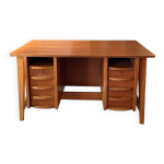 Bureau de style scandinave mid - century 50 - 60, dos bibliothéqué Bureau de style scandinave mid - century 50 - 60, dos bibliothéqué