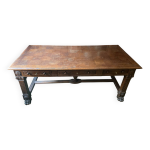 Bureau / table ancienne en bois sculpt