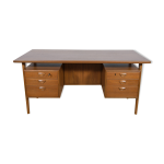 Bureau en teck danois du milieu du sicle par kai kristiansen pour feldballes mbelfabrik, annes 1960 ...
