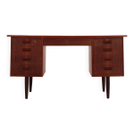 Bureau en teck, design danois, annes 1970, production : danemark