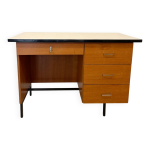 Bureau vintage bois & formica ann�es 60 / 70