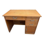 Bureau vintage en chne annes 60 / 70 solide & fonctionnel