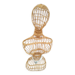 Buste ann�e 1950 en rotin