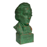 Buste de chopin en terre cuite par henri onesto Buste de chopin en terre cuite par henri onesto