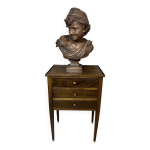 Buste en terre cuite