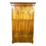 Cabinet secrétaire époque louis philippe - charles x en noyer blond Cabinet secrétaire époque louis philippe - charles x en noyer blond