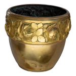 Cache - pot ancien en laiton