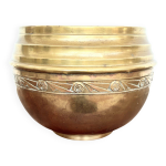 Cache - pot art deco en laiton villedieu